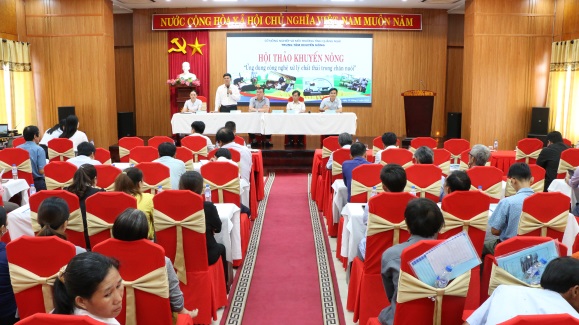 Hội thảo “Ứng dụng công nghệ xử lý chất thải trong chăn nuôi”