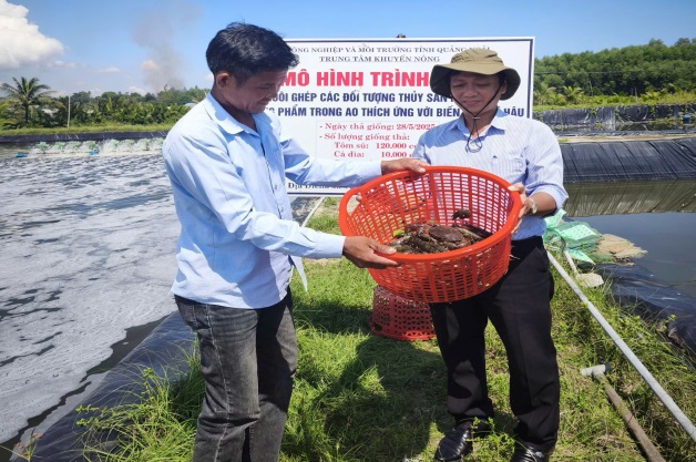 Nuôi ghép tôm - cua - cá: Giải pháp phát triển nuôi trồng thủy sản thích ứng với biến đổi khí hậu